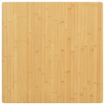 vidaXL Tafelblad 80x80x2,5 cm bamboe, Verzenden, Nieuw