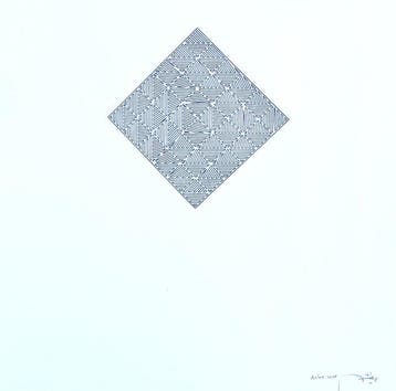 Mehdi Moutashar (1943) - Homage to the Black Square - 0,0,0