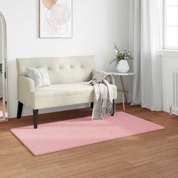 vidaXL Antislip vloerkleed van imitatie konijnenbont OLITE, Verzenden, Nieuw