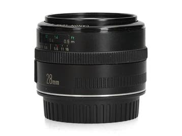 Canon EF 28mm f/2.8 - 1 jaar garantie, Ophalen of Verzenden, Zo goed als nieuw
