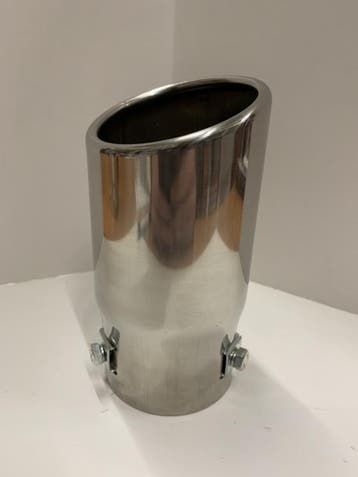 Rond 3 inch rvs sierstuk 40-65mm aansluit diameter, Ophalen of Verzenden