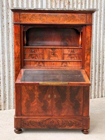 Secrétaire à abattant - Klepbureau, klepburo, bureau, buro,, Antiquités & Art