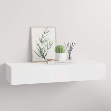 Wandschap MDF wit 60cm | Retour deal | Snel weg = gekocht, Huis en Inrichting, Verzenden, Zo goed als nieuw
