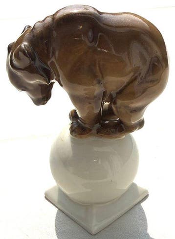 Hutschenreuther - sculptuur, Bär / Tanzbär um 1930 - 11 cm -