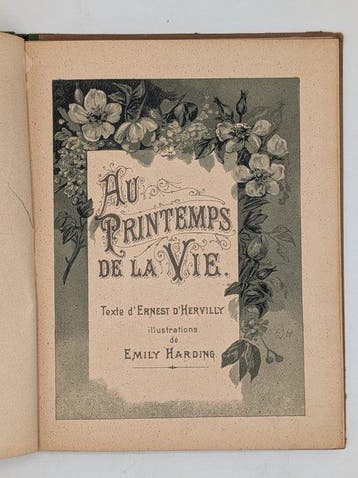 Ernest dHervilly; Emily Harding - Au Printemps de la Vie -