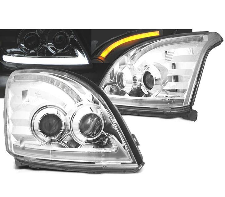 PHARES POUR TOYOTA LAND CRUISER  (120) 03-09 TUBE LIGHT AVEC, Auto-onderdelen, Verlichting, Verzenden