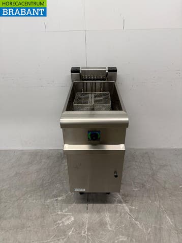 Friteuse à bonnet en acier inoxydable 18 litres 400V Horeca, Verzenden