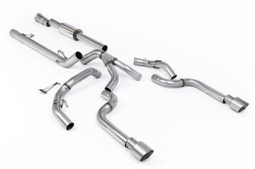 Cat-back uitlaatsysteem | Ford F150 SuperCrew (5,5ft laadbak, Verzenden