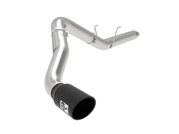 aFe ATLAS 5in Alum Steel DPF-Back Exhaust System w/Black Tip, Ophalen of Verzenden, Nieuw