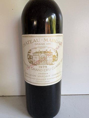 1975 Château Margaux - Margaux 1er Grand Cru Classé - 1, Verzamelen, Wijnen, Nieuw