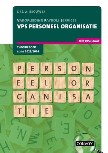 2023/2024 / VPS Personeel Organisatie / Theorieboek, Verzenden, Zo goed als nieuw, A. Brouwer