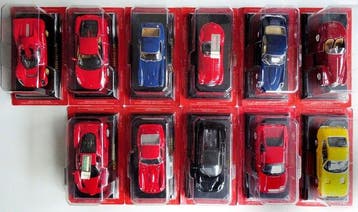 IXO 1:43 - Modelauto (11) - Ferrari (assorted modellen)