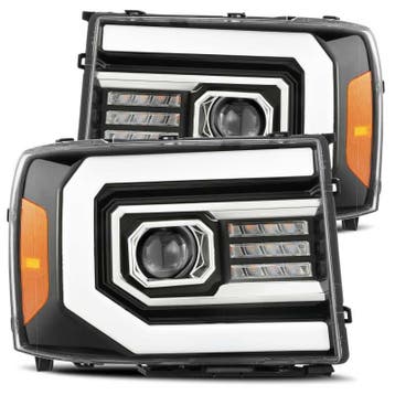 AlphaRex 07-13 GMC 1500HD PRO-Series Proj Headlights Plank, Ophalen of Verzenden, Nieuw