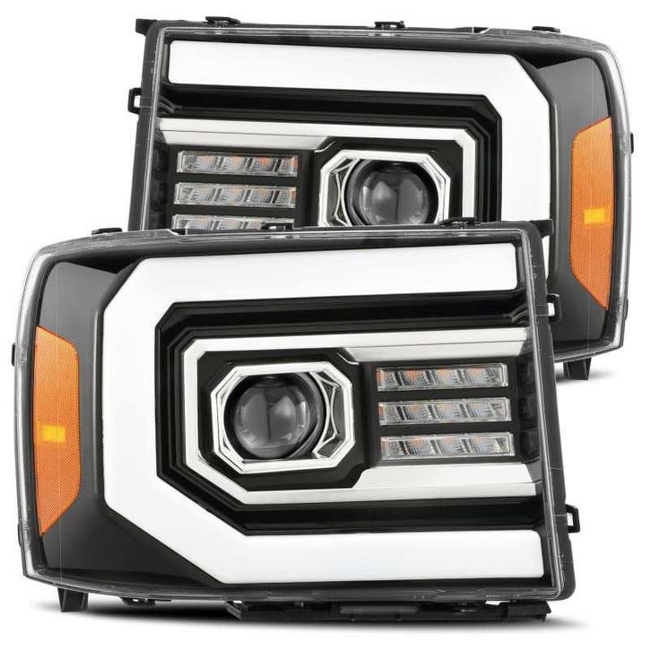 AlphaRex 07-13 GMC 1500HD PRO-Series Proj Headlights Plank, Auto-onderdelen, Verlichting, Ophalen of Verzenden