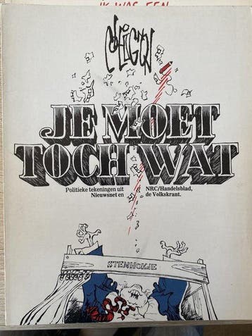 Je moet toch wat (Cartoons) politieke tekeningen uit, Verzenden, Nieuw