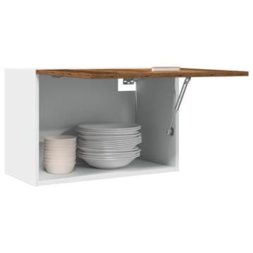 vidaXL Bovenkast Lyon 60x31x40 cm bewerkt hout oud, Verzenden, Nieuw