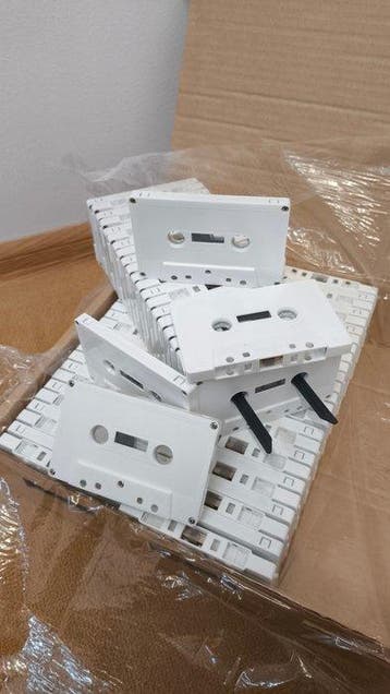 Generic - -blanc- 60min Cassette audio vierge, Nieuw
