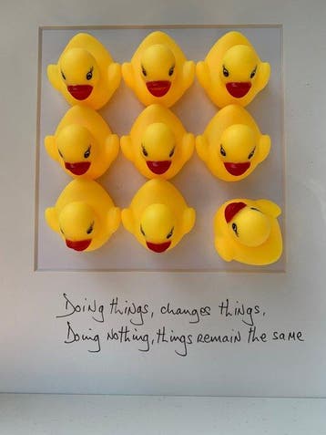 T P Hardisty - Doing things, changes things, Doing nothing