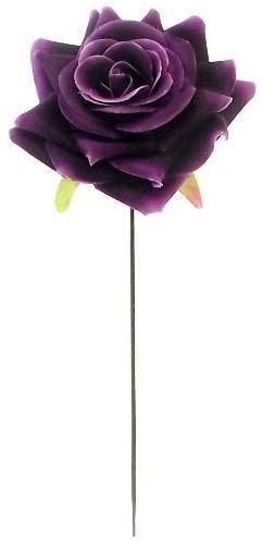 Zijden Roos Diamondrose Purple 25 cm doos 48 stuks, Maison & Meubles, Accessoires pour la Maison | Plantes & Fleurs artificielles