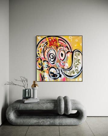 Timo Wedell - Swirling Thoughts Unleashed - XL- Basquiat