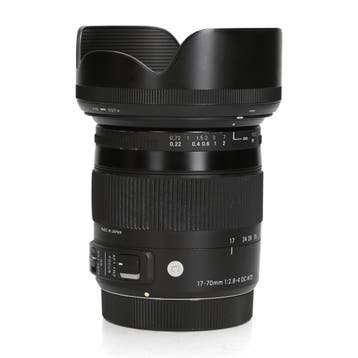 Sigma 17-70mm f/2.8-4.5 DC Macro - Canon EF-S - Macrolens, Ophalen of Verzenden, Zo goed als nieuw