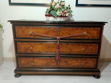 Canterano veneziani - Ebanista veneziano - Commode - Walnoot