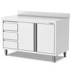 Werkbank | 700 LINE | RVS | Draaideuren + Laden (Links) |, Verzenden, Nieuw in verpakking