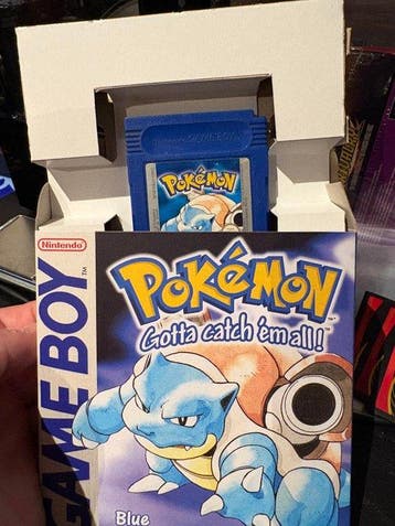 Nintendo - Gameboy Classic - Pokémon Blue - Videogame, Games en Spelcomputers, Nieuw