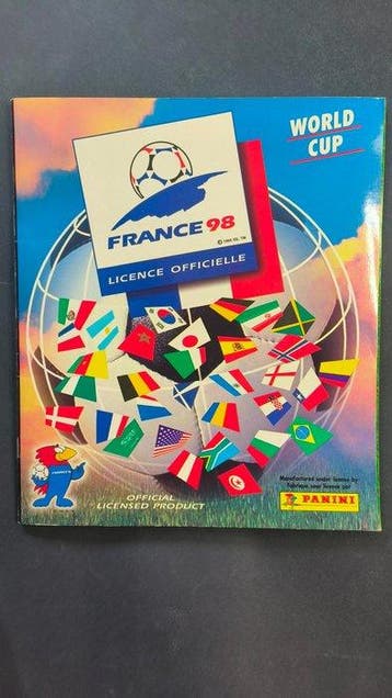 1998 Panini Album Completo Panini France 98 Mondiali Francia, Nieuw