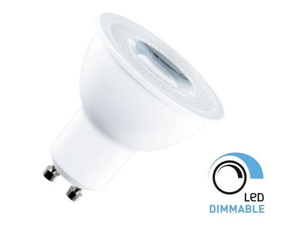Veiling - 50x 7W GU10 LED Spot Dimbaar met lens 3000K, Maison & Meubles, Lampes | Spots