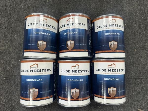 Veiling - 6x Gilde Meesters grondlak, Bricolage & Construction, Bricolage & Rénovation Autre