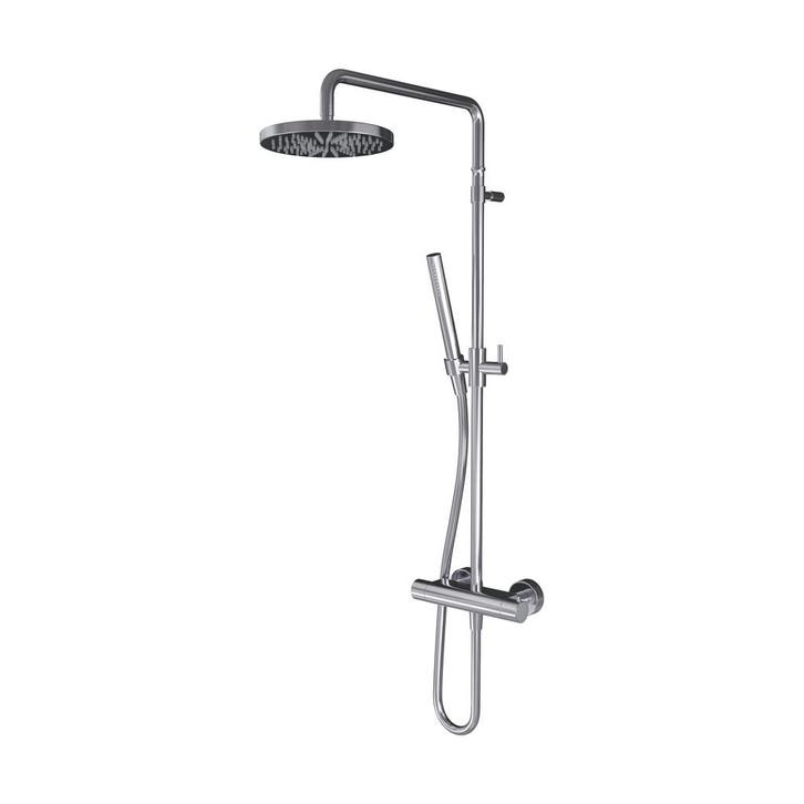 Regendoucheset Hotbath Get Together Thermostatisch Chroom, Doe-het-zelf en Bouw, Sanitair, Kraan, Nieuw, Chroom, Ophalen of Verzenden