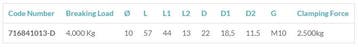 Terminals rechts 10mm, Verzenden