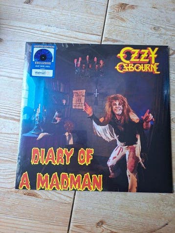 Ozzy Osbourne - Diary Of A Madman - Exclusive Blue Swirl, Nieuw in verpakking
