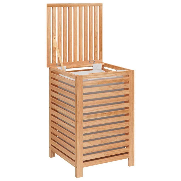 Wasmand Walnoot - 60% korting! Retour deal, Huis en Inrichting, Woonaccessoires | Schalen en Manden, Vierkant, Zo goed als nieuw