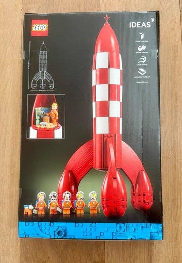 Lego Set - 21367 - Ideas (CUUSOO) - Tin Tin (Kuifje) Moon, Nieuw