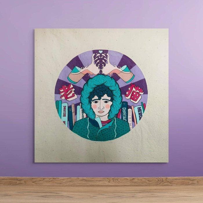 Ine Agresta - Distractor #1, Antiek en Kunst, Kunst | Schilderijen | Modern