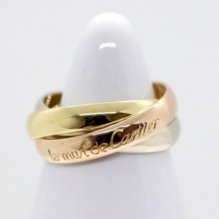 Cartier - Ring - Trinity - 18 karaat Roségoud, Witgoud, Geel, Bijoux, Sacs & Beauté, Bagues