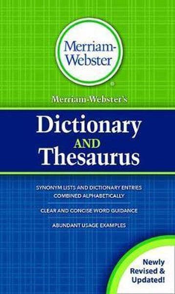MerriamWebsters Dictionary and Thesaurus 9780877793526, Boeken, Verzenden, Gelezen, MerriamWebster