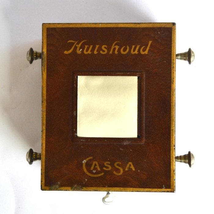 Kist - kassa - Metaal, Antiek en Kunst, Curiosa en Brocante