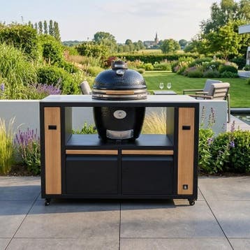 Buitenkeuken voor Kamado L grote keuze LUXE buiten keuken, Tuin en Terras, Buitenkeukens, GrillNest, Vrijstaand, Nieuw, Ophalen of Verzenden