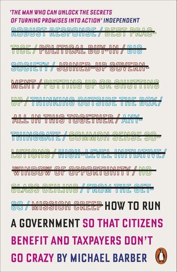 How To Run A Government 9780141979588 Michael Barber, Verzenden, Gelezen, Michael Barber