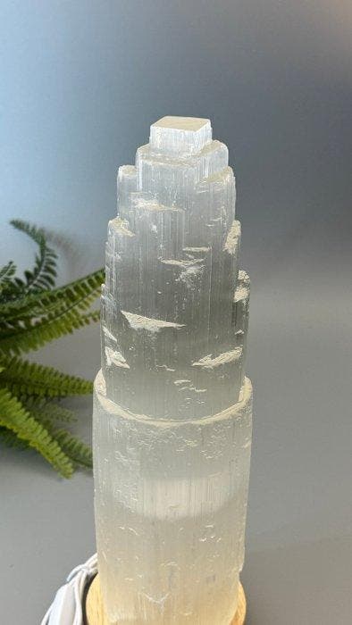 Indrukwekkende XXL seleniettoren met verlichting – Magisch, Collections, Minéraux & Fossiles