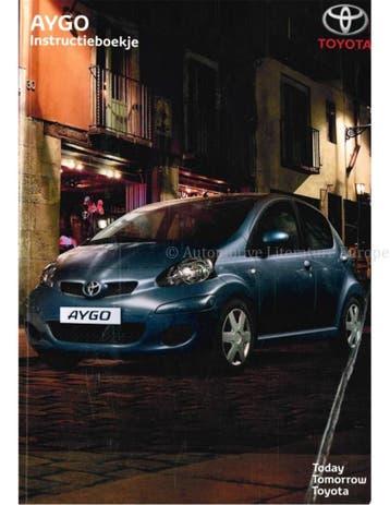 2008 TOYOTA AYGO INSTRUCTIEBOEKJE NEDERLANDS