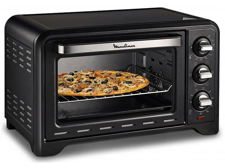 Moulinex -  Mini Oven Optimo 19 L  - Zwart, Elektronische apparatuur, Ovens, Hete lucht, Nieuw, Oven met grill, Minder dan 45 cm