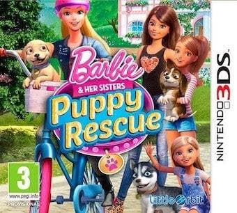 Barbie & Her Sisters Puppy Rescue (Buitenlands Doosje), Games en Spelcomputers, Games | Nintendo 2DS en 3DS, Zo goed als nieuw