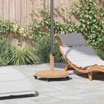 vidaXL Parasolvoet Licht Hout 48 x 48 x 32 cm, Verzenden, Nieuw