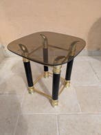 Bijzettafel - Metaal, Glas - Design salontafel
