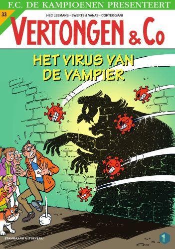 Het virus van de vampier / Vertongen en C° / 33 Hec Leemans, Livres, BD, Envoi
