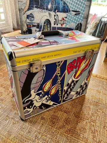 Noboringo Tribute Roy Lichtenstein! Popart Flightcase Vinyl, Antiek en Kunst
